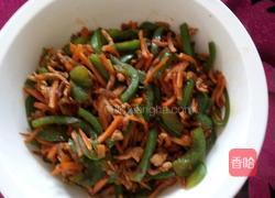 青椒胡萝卜炒肉丝的做法图解4