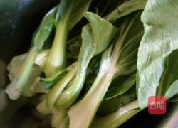 青菜蒜蓉炒豆腐的做法图解2