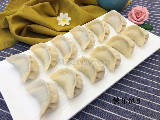 成品图。可蒸、可煮、可煎。