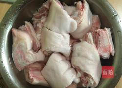 黄豆炖猪手的做法图解2