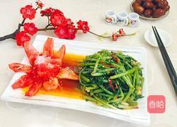 素炒茼蒿的做法图解9