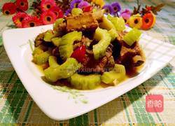 排骨焖苦瓜的做法图解8