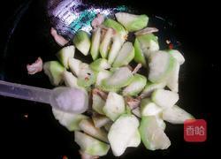 丝瓜炒瘦肉的做法图解4