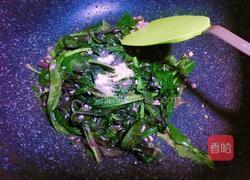 素炒紫背天葵的做法图解5