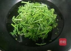 珍选捞汁蕨菜的做法图解2