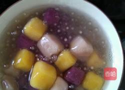 椰汁芋圆西米露的做法图解3