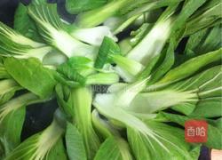 香菇炒青菜的做法图解2