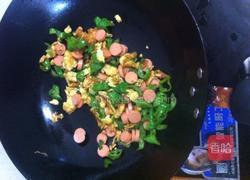 香肠辣椒炒鸡蛋的做法图解4