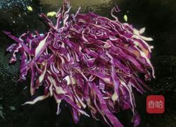 紫甘蓝炒鸡蛋的做法图解9