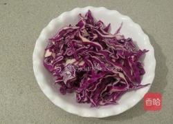 醋溜紫甘蓝的做法图解2