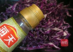 醋溜紫甘蓝的做法图解4