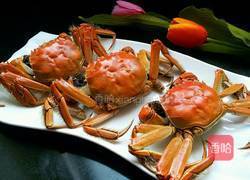 清蒸小螃蟹的做法图解5
