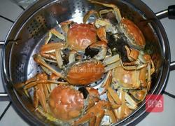 清蒸小螃蟹的做法图解4