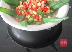 蒜香鸡汤秋葵的做法图解12