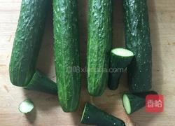 白粥必配黄瓜条咸菜的做法图解2