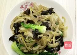 木耳炒猪皮的做法图解7