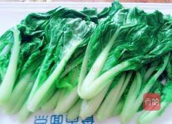 浇汁毛白菜的做法图解5