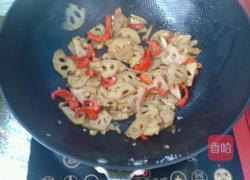 辣椒炒藕的做法图解5