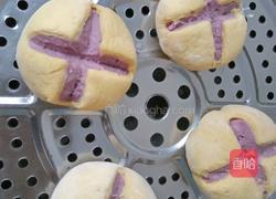 南瓜紫薯开花馒头的做法图解18