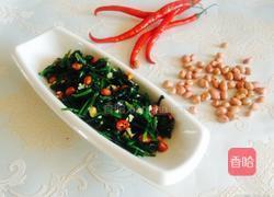老醋菠菜花生米的做法图解14