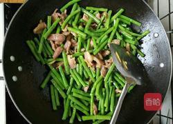 豆角炒肉片的做法图解7