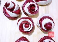 双色玫瑰花馒头的做法图解22