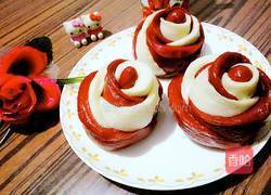 双色玫瑰花馒头的做法图解23