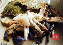 姜葱爆炒大花蟹的做法图解4