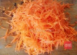 素炸胡萝卜丸子的做法图解2