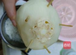 清香四溢桂花糯米藕的做法图解4