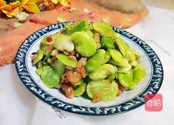 香酥蚕豆肉沫的做法图解8