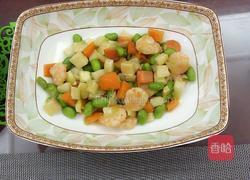 虾仁炒三丁的做法图解7