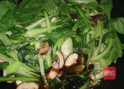 香菇炒青菜的做法图解6