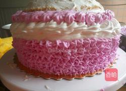 生日蛋糕处女作（丫头生日快乐）的做法图解12