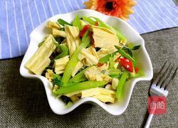 芹菜炒腐竹的做法图解8
