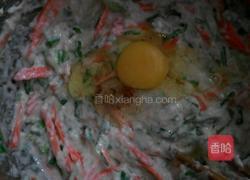 胡萝卜煎饼的做法图解3