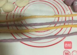 彩色绣球馒头的做法图解5