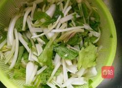 肉炒小白菜的做法图解5
