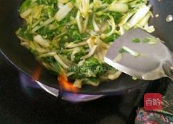 肉炒小白菜的做法图解6