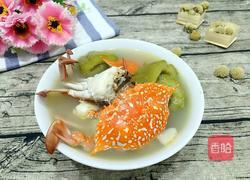 花蟹苦瓜汤的做法图解1