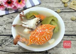 花蟹苦瓜汤的做法图解6