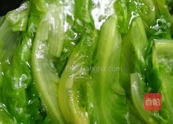 蒜香生菜的做法图解4