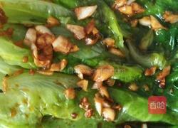 蒜香生菜的做法图解8