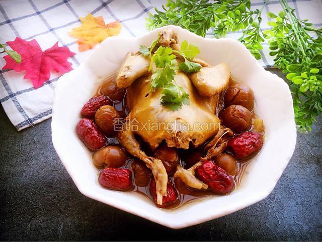 红枣桂圆炖乳鸽