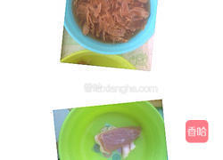笋干肉片的做法图解1