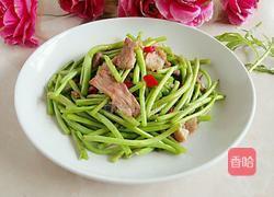 咸肉炒藜蒿的做法图解10