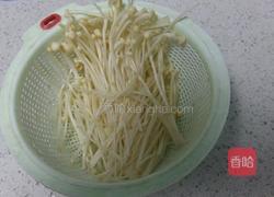 蚝油金针菇的做法图解1