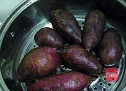 紫薯馅的做法图解1