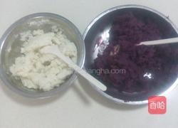蜗牛和葡萄(山药紫薯丸子)的做法图解3