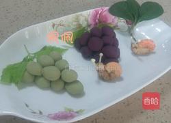 蜗牛和葡萄(山药紫薯丸子)的做法图解7